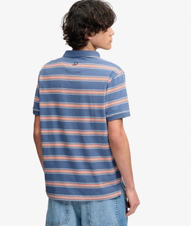 Vintage Stripe Jersey Poloshirt Image 5