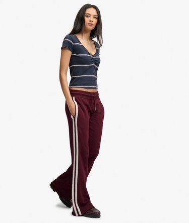 Athletic Essentials Stripe Flare Joggers Image 2