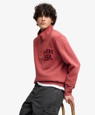 Tonal Half Zip Sweatshirt
