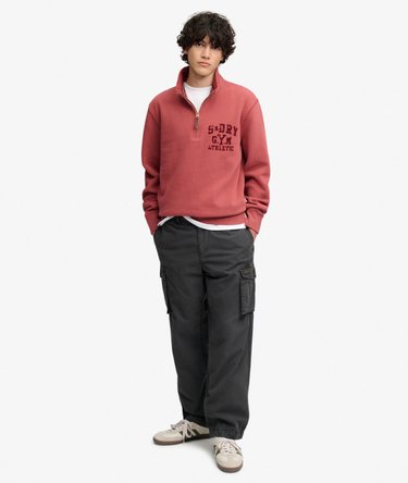 Tonal Half Zip Sweatshirt Image 3