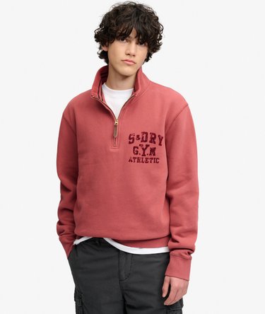 Tonal Half Zip Sweatshirt Image 1