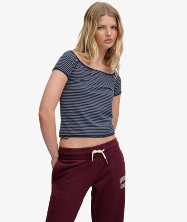 Bardot Short Sleeve Off Shoulder Top Image 2