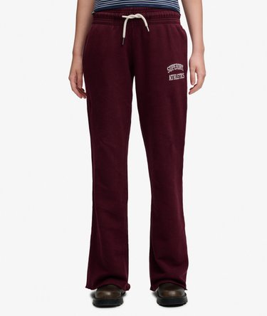 Athletic Embroidered Flare Joggers Image 3