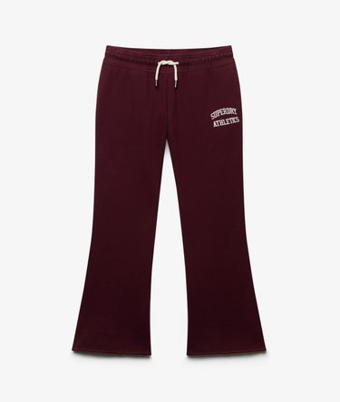 Athletic Embroidered Flare Joggers Image 7