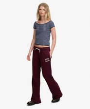 Athletic Embroidered Flare Joggers