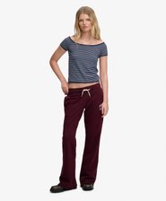 Athletic Embroidered Flare Joggers
