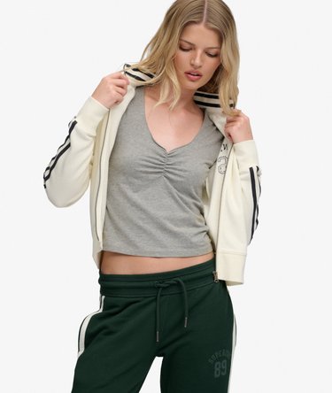 Top &agrave; manches courtes fronc&eacute; Athletic Essentials Image 2