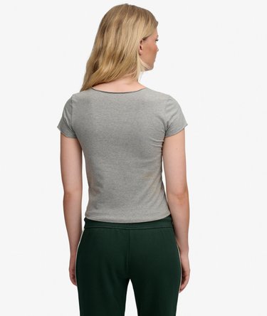 Top &agrave; manches courtes fronc&eacute; Athletic Essentials Image 5