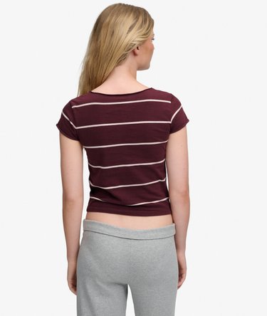 Athletic Essentials Gathered Pattern Top Image 5