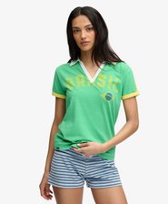 Athletic Football Collared T-shirt