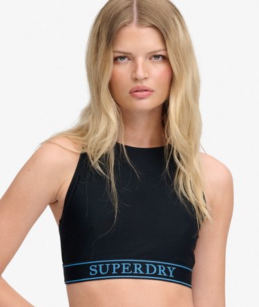 Logo Racer Back Bikini Top Image 4