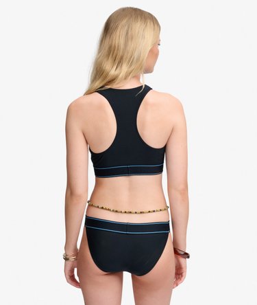 Logo Racer Back Bikini Top Image 5
