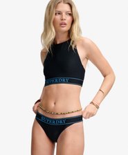 Logo Racer Back Bikini Top