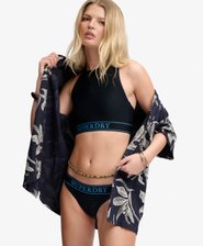 Logo Racer Back Bikini Top