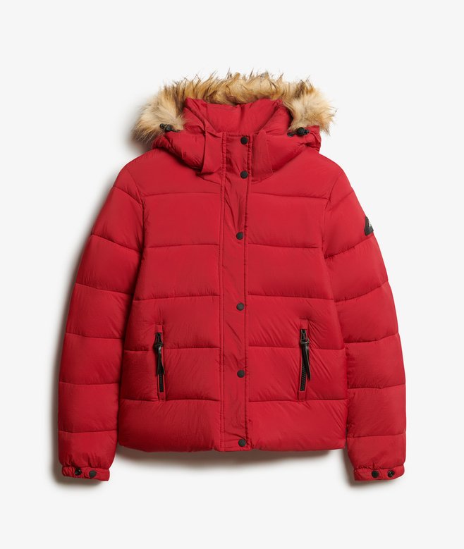 Hooded Mid Layer Short Jacket