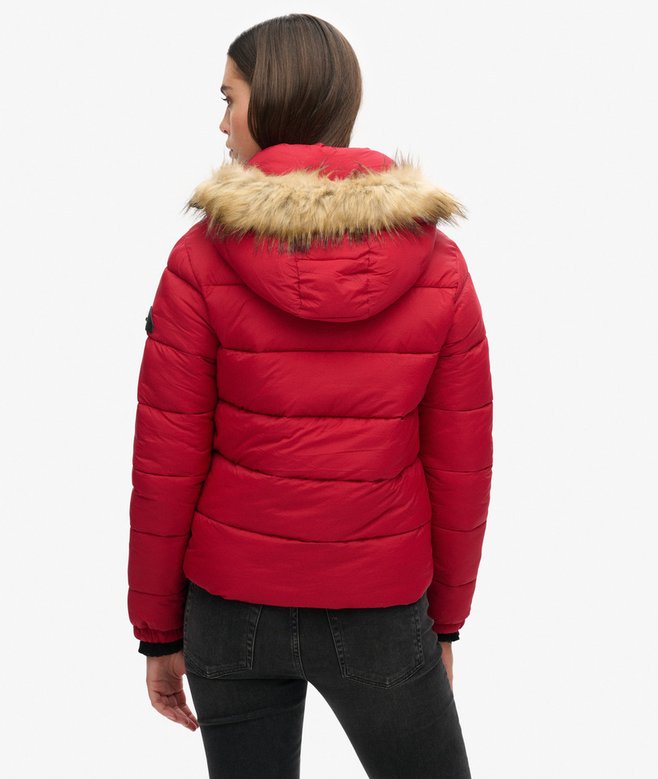 Hooded Mid Layer Short Jacket