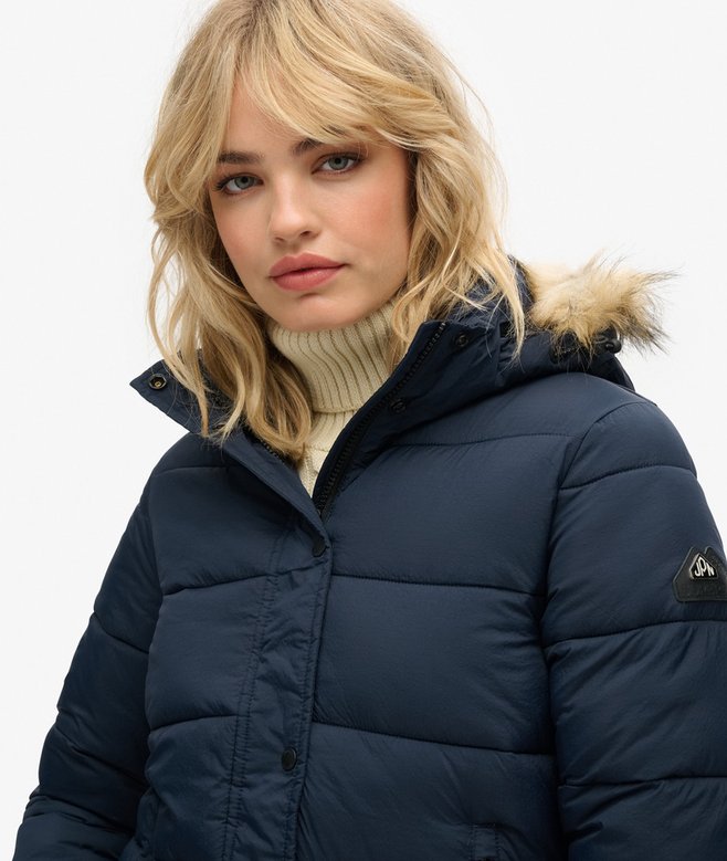 Hooded Mid Layer Short Jacket