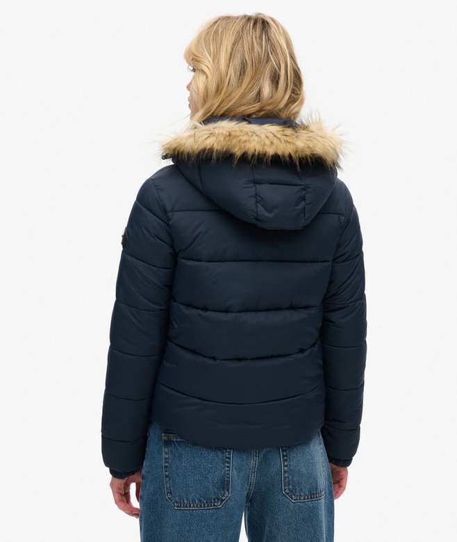 Hooded Mid Layer Short Jacket