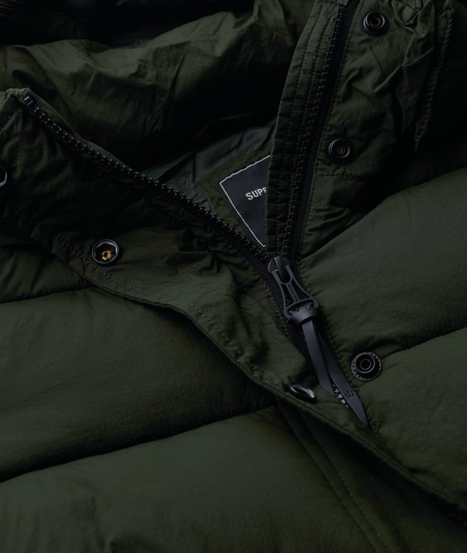 Hooded Mid Layer Short Jacket