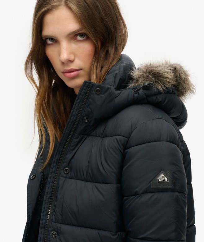 Hooded Mid Layer Short Jacket