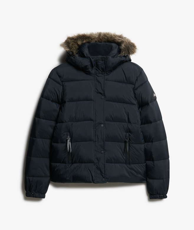 Hooded Mid Layer Short Jacket