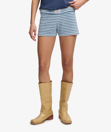 Athletic Essentials Fold Over Towelling Shorts Image 3