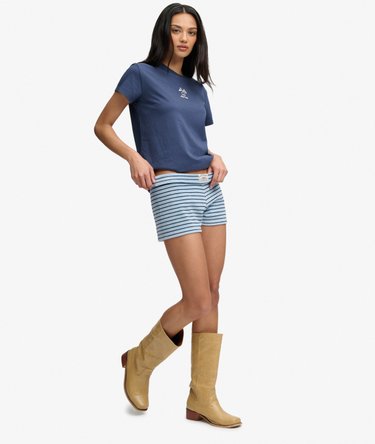 Athletic Essentials Fold Over Towelling Shorts Image 2