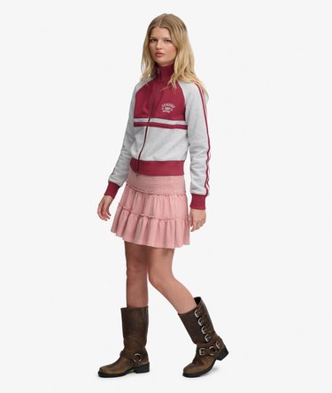 Gestufter Jersey-Minirock Image 3