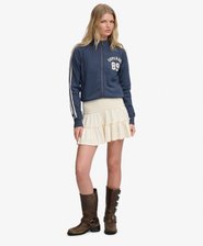 Gestufter Jersey-Minirock