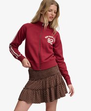 Gestufter Jersey-Minirock