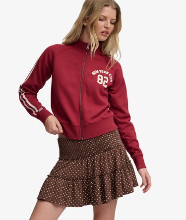 Gestufter Jersey-Minirock Image 2
