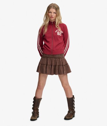 Gestufter Jersey-Minirock Image 1