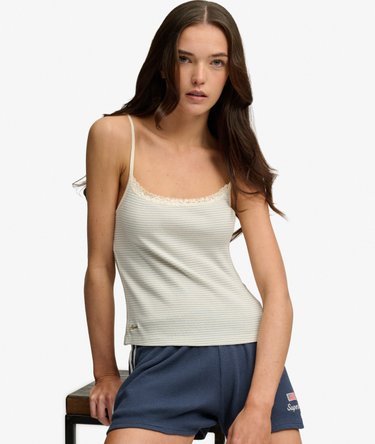 Athletic Essential Lace Cami Top Image 1