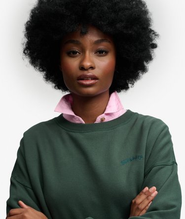 Essential Logo Rundhals-Sweatshirt Image 4