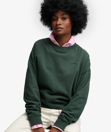 Essential Logo Rundhals-Sweatshirt Image 2