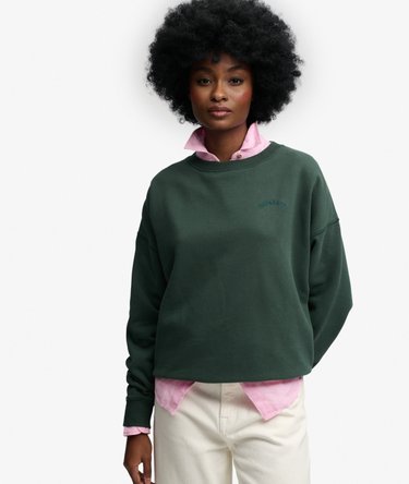 Essential Logo Rundhals-Sweatshirt Image 1