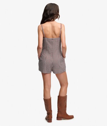 Gingham Cami Playsuit Image 6