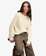 Slouchy Cable Knit Jumper