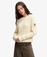 Slouchy Cable Knit Jumper