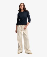 Athletic Essentials Pointelle Topp med Halvlange Ermer