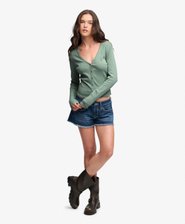 Cardigan Pointelle Athletic Essential