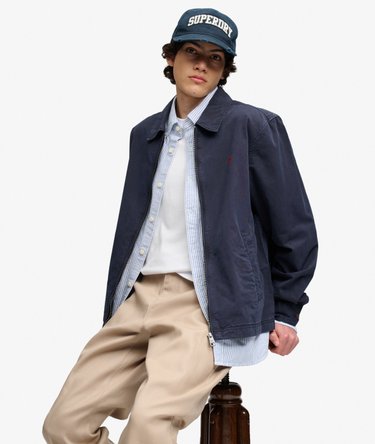 Lightweight Preppy Harrington Jacket Image 2