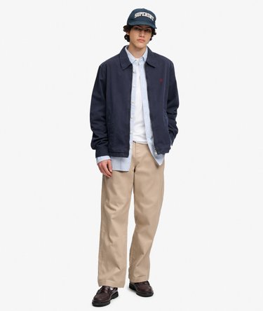 Lightweight Preppy Harrington Jacket Image 3