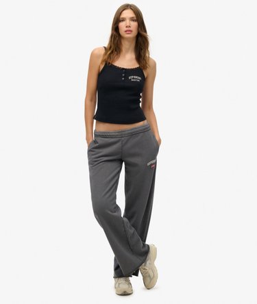Athletic Essentials Embroidered Button Cami Top Image 2