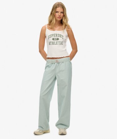 Pantalon Ray&eacute; Coton Bio Coupe Droite Image 1