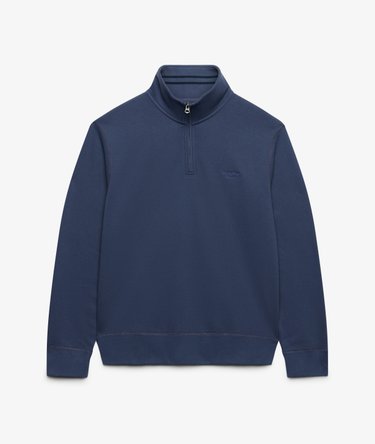 Essential Serif Logo Half Zip Sweatshirt Image 7