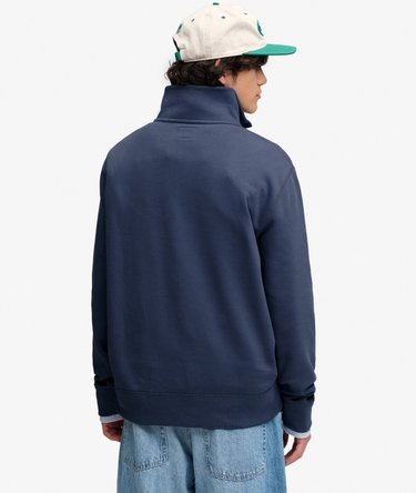 Essential Serif Logo Half Zip Sweatshirt Image 5