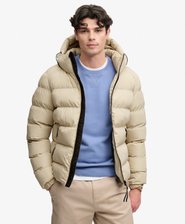 Kapuzen-Sportpufferjacke