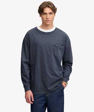 T-shirt &agrave; manches longues avec poche Image 1