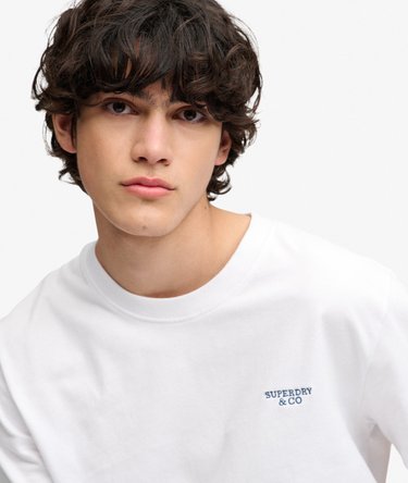 T-shirt Logo Superpos&eacute; Essential Brod&eacute; Image 5